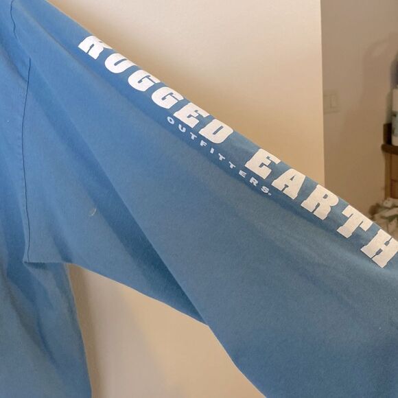 Rugged Earth Outfitters Tee Shirt Long Sleeve Graphic on Back Size XXL - Picture 4 of 7